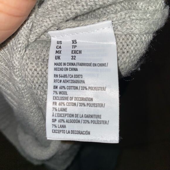 American Eagle Outfitters Classic Fit Waffle Knit Sweater Men's Size XS - Picture 3 of 7